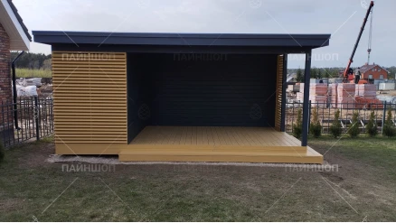 Беседка Хемген с хозблоком