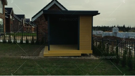 Беседка Хемген с хозблоком