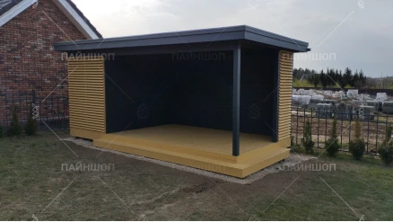 Беседка Хемген с хозблоком