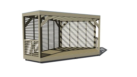 Угловая беседка Рейдал