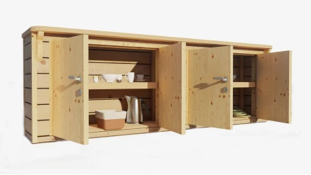 Летний барный комплекс Аляска 5х5