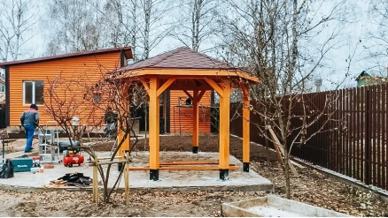 Навес №1 Восьмигранный 3,3х5,5