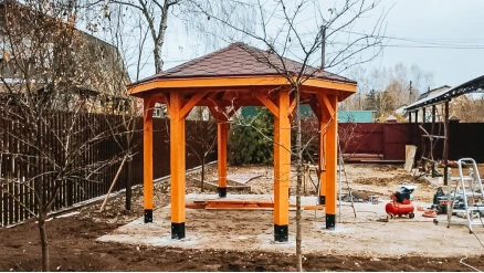 Навес №1 Восьмигранный 3,3х5,5