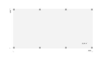 Навес для сада Крус 4х8