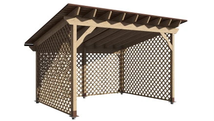 Навес Полоцк 3х4