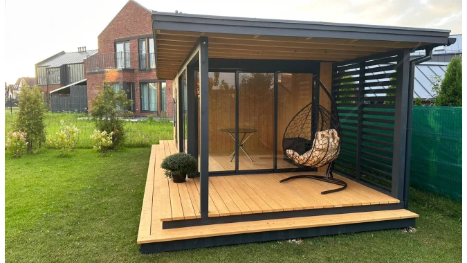 Павильон Скаут с хозблоком. Акция: «все включено!»  Резерв весна-лето 2026. 