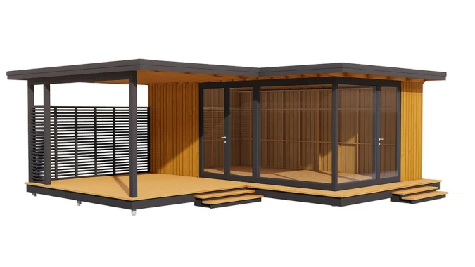 Павильон  Скаут угловой 4х6,5+3х4