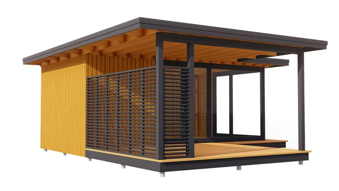 Павильон  Скаут угловой 4х6,5+3х4