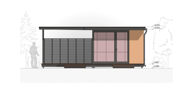 Павильон  Скаут угловой 4х6,5+3х4