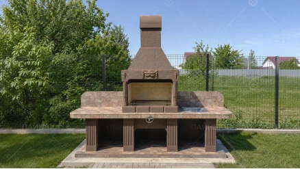 Барбекю для беседки №16