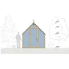 Теплица КЛАССИКА (лиственница) 2,50х3,42 м 