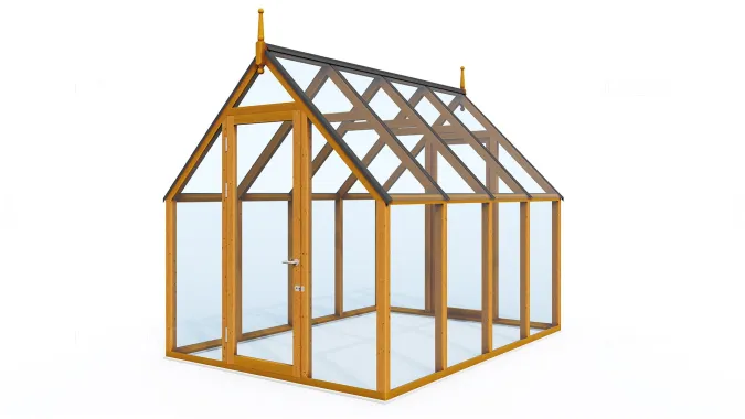 Теплица КЛАССИКА (лиственница) 2,50х3,42 м 