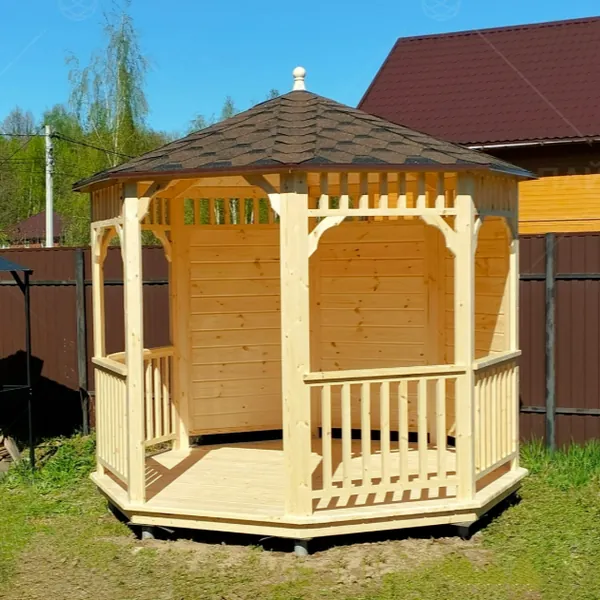 Беседка после сборки 4